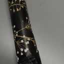 Abyssaly Black and Gold Wallpaper Dark Floral Peel and Stick Wallpaper Vintage Leaf Contact Paper Removable Self Adhesive Waterproof Moody Vinyl Wrap for Bedroom Bathroom Cabinet Decor 17.3" x 196.8"