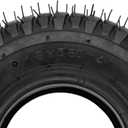 FVRITO 9x3.50-4 9x3-1/2 Tire and Inner Tube for Mini ATV Quad Go Kart Petrol Electric Gas Skateboard Scooter Mini Choppers Garden Lawnmower Tractor with Bent Valve Stem
