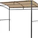 Garden Winds Reinforced RipLock 350 Replacement Canopy Top Cover Compatible with Tangkula 7' Grill Gazebo Models AM3278HM, AM3277HM, OP70381, OP70381CF, SCBW0597489BC-1, Beige