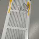 Fancat 24x6 Duct Opening | Steel Return Air Grille | Vent Cover Grill for Sidewall and Ceiling | HVAC Cold Air Intake Grille | White | Outer Dimensions: 25.75"W X 7.75", 24''Wx6''H [Duct Opening]