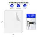 Art3d (2 Pack) 1/8" Thick Plexiglass Sheets - 16" x 12" PET Clear Sheets for Art Design, Craft Projects, Signs, DIY in Home, Wedding, Festival, Party, Office