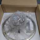 Craftmade 55654-SN Hailie Clear Glass Cylinder Convertible Semi Flush/Pendant Ceiling Light Fixture, 4-Light 240 Total Watts, 10"H x 14"W, Satin Nickel