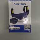 SARISUN Airplane Head Strap 3D Eye Mask, Travel Pillow Alternative for Long Flight, 360 Support Sleep Head Hold, Stop Bobblehead, Ultra-Compact Lightweight Travel Essentials, Black