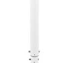 Full Motion Universal Ceiling Projector Mount Bracket with Adjustable Height and Extendable Arms Rotating Swivel Mount for Home and Office Projector (White)