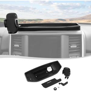 Voodonala Center Console Dash Phone Holder Mount Bracket with Storage Tray Compatible with Dodge RAM 2018-2023