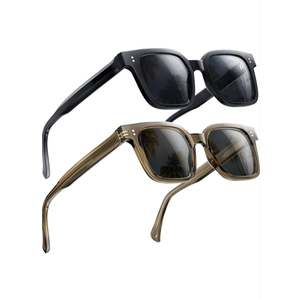 Premium 158MM Large Polarized Sunglasses for Men Women, 2 Pack XXL TR Frame Trendy Sun Glasses Outdoor with UV400