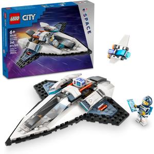 LEGO City Interstellar Spaceship Toy for Kids, Creative Play Space Building Set with Spacecraft Model, Drone, and Astronaut Figure, Building Toy for Boys, Girls and Kids Ages 6 and Up, 60430