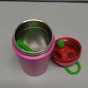 Owala Kids Flip Insulated Stainless-Steel Water Bottle with Straw and Locking Lid, 14-Ounce, Pink/Purple (All the Berries)