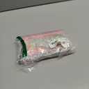 NOVO OVO White French Tip Half Cover Toe Nail Tips, Clear Soft Gel with Auxiliary Line for Fake False Toenail Extension, Sharp Square Medium Wide for Men Women Acrylic pedicure x15 Sizes 240 Pcs