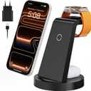 3 in 1 Charging Station for iPhone Inductive Wireless Charger