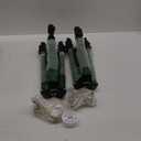 2 Pack Lawn Sprinklers for Yard - 360 Tripod Sprinklers for Yard Large Area - Heavy Duty with 3/4 Inch Connector and Extension Legs - Flip Locks