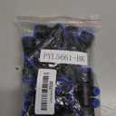 Pawfly 12 Pcs Quick Connect 1/2" to 1/4" Drip Irrigation Fittings for 1/2" Tubing (0.62-0.63" OD), Push-to-Fit 4-Way Reducing Tees Reducer Tee Connectors, Anti-Leak Drip Irrigation Tee Fittings