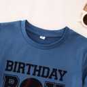 SOFEON Birthday Boy Shirts Boys Baseball T-Shirt 6th 7th 8th 9th 10th Birthday Party Tees Kids Baseball Fan Outfit B-Day Tops