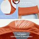 Women's Sports Bandeau Causal Tube Top Bra Strapless Wireless Non-Slip Detachable Padded Seamless Stretchy Bralettes (Orange)