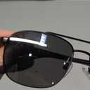 ZENOTTIC Aviator Wood Polarized Sunglasses for Men 100% UV Protection Fishing Driving Golf (Black Frame Silver Mirrored Lens)