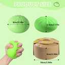 Dumpling Squishy, Mystery Squishy Dumpling Box, Sensory Stress Ball Squeeze Toys for Stress Relief, Cute Soft Decompression Dough, Birthday Gift (Green)