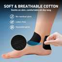 Precut Kinesiology Tape for Ankle, Upgraded Ankle Tape Athletic 24PCS, KTQUICK Tape for Ankle Support & Pain Relief, 5% Stronger Adhesive, Waterproof & Breathable Cotton Kinesiology Tape Ankle(Black)