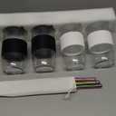 Youeon 4 Pack 24 Oz Reusable Boba Cups with Lids and Straw, Iced Coffee & Smoothie Cups, Bubble Tea & Mason Jar Style with Silicone Sleeve, BPA Free, Dishwasher Safe, 2 Colors