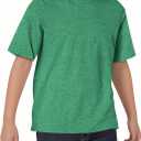 Boys Short Sleeve Shirts Kids Summer Crewneck T-Shirt Casual Tops Tees 5-14 Years (Green, 9-10 years)