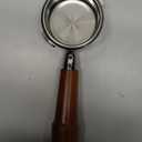 58mm Bottomless Portafilter For Gaggia Classic Pro, E24, GT and Evo Models Rosewood Handle Naked Porta Filter 58 mm & 18-21 Gram Filter Basket Included