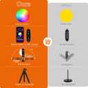 Sunset Lamp, Sun Light Projector for Aesthetic Room Decor,RGB Color Changing Night Light Mood Lighting for Bedroom,Gifts for Girl Kid Adults, 360Rotation LED Light for Party TikTok Live Photography