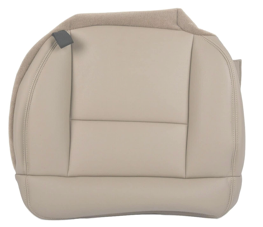 Priprilod Beige Tan Driver Side Bottom Replacement Seat Cover Compatible with Ford F150 Lariat XL XLT STX FX4 2004 2005 2006 2007 2008
