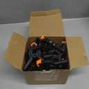 24 Pack 3.5 inch Plastic Spring Clamps, Black Heavy Duty Clips, Backdrop Clips, Plastic Clamps for Crafts, Backdrop Stand, Woodworking, Photography