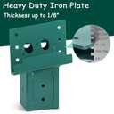 Mofeez Outdoor 4x4 Compound Angle Brackets for Deer Stand Hunting Blinds Shooting Shack (Green, Set of 4)