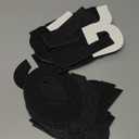 TaoBary 112 Pcs DIY Letter Kit Glitter Customizable Banner Letters Include 107 Letters and Numbers 3 Rope and 2 Needles for Birthday Halloween Christmas Wedding Valentine Party Decor(Black)