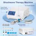 Shockwave Therapy Machine for Pain Relief, ESWT Shock Wave Therapy Device with 7 Massage Heads for Deep Tissue, Non-Invasive Pain-Free Muscle Relief for Back, Waist, Leg, Elbow, Neck, Shoulder and ED