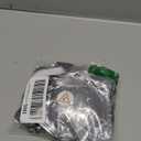 SHENHE Women's Halter Tie Back Triangle Bikini Top Cute Swimsuit Bathing Suit Tops Metallic Silver S