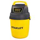 STANLEY SL18127P, 2 HP, Electric Corded, Double Filtration Wet/Dry Vacuum Cleaner, 4' Hose, Black