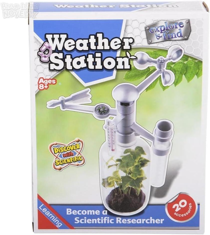 3 packs Weather Station Science Kit, Great for Hands-On Meteorology Learning and Outdoor Observation Activities