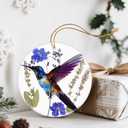 2 x Hummingbird Ornament, Christmas Ornaments: Christmas Tree Decorations, Holiday Decor, Stocking Stuffers, Gift Ideas, Xmas Gift, Hummingbird Lover Gifts & Gifts for Women