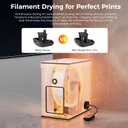 Creality Chamber Heater,Up to 70 Chamber Temperature,Reduce Print Warping,Filament Drying,Dual Safety Protection,Quick Installation, Compatible with K2 Plus/K1C/K1 SE/K1/K1 Max 3D Printer