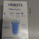 Brita Water Filtration Filter Refills, Compatible with Brita Refillable Filter Pitchers (3 Pack)