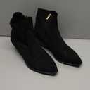 Ankle Boots for Women Chunky Heeled Booties Fashion Comfort Round Close Toe Low Mid Heel Winter Fall Ladies Short Boots. 8