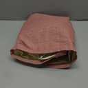 MIULEE 100% Blackout Linen Textured Curtains for Bedroom Solid Thermal Insulated Dusty Rose Grommet Room Darkening Curtains & Drapes Luxury Decor for Living Room Nursery 52 x 54 Inch (2 Panels)