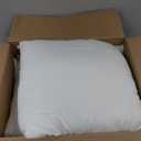 MIULEE Throw Pillows Inserts, Pack of 2 20x20 Inch 100% Virgin Fiber Filling Bed Couch Pillows