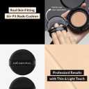 JUNG SAEM MOOL Essential Skin Nuder Longwear Cushion 0.98 Fl Oz, Refill Included, 24H Lasting Cushion Foundation with High Coverage, Semi-Matte Natural Finish, Korean Foundation Makeup (Medium Deep)