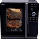 GE Profile Smart Indoor Pellet Smoker, with Active Smoke Filtration, 5 Smoke Control Settings, WiFi Connected, Electric, Countertop BBQ Appliance, Black