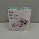 Landline Phones for Seniors, Adjustability Features, One-Touch Dialling,Big Button Phone for Seniors, Hard of Hearing Retro Telephone Corded Phones, with Handsfree Function (EX-LD-265)