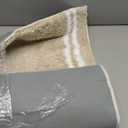 PURRUGS Bathroom Rug Non-Slip Machine Washable 24" x 60", Super Absorbent and Quick Dry Shaggy Microfiber Bath Mat, Extra Soft and Plush Bath Rug for Bathtub, Shower and Sink, Beige