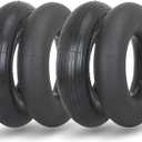 GICOOL 4.00-6 Replacement Tire and Inner Tube Set, 2 Pack, 13" Heavy Duty Tire and Wheel, TR-13 Straight Valve Stem, for wheelbarrow Trolley Dolly Garden Wagon Wheel Replacement