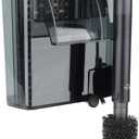 hygger Aquarium HOB Filter 105 GPH for 10-20 Gallon Fish Tank Power Filter with Adjustable Water Flow Extendable Intake Tube External Hang-On Back