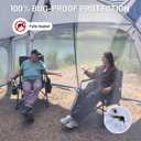 TIMBER RIDGE 15x10 FT Screen House Tent with Netting Mesh Gazebo Dual Doors
