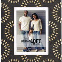 Malden Urban Loft Half Moon Frame - Brown 5x7 