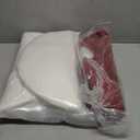 Cozyide Waterproof Outdoor Bistro Chair Cushions with Non-Slip Ties, Thickened Round Outdoor Cushions with Removable Covers, 4 Pack, 15"x15"x3", Burgundy