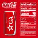2 x Coca-Cola Soda Soft Drink Fridge Pack Mini Cans, 7.5 fl oz, 10 Pack (EXP 05/25/26)