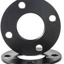 VLAOSCHI Black Forged 4x100 Hubcentric Wheel Spacers 3mm with 54.1mm Center Bore Compatible with Toyota-Scion-Mazda-Kia 4 Lug - Pack of 2